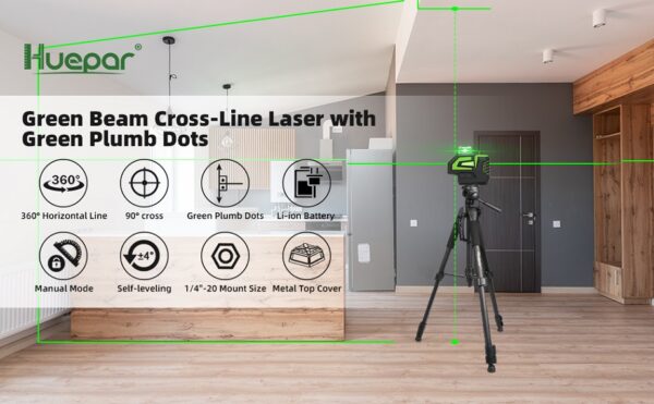 Nivelă Laser Huepar 7211CG - imagine 11