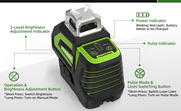 Nivelă Laser Huepar 7211CG - imagine 13