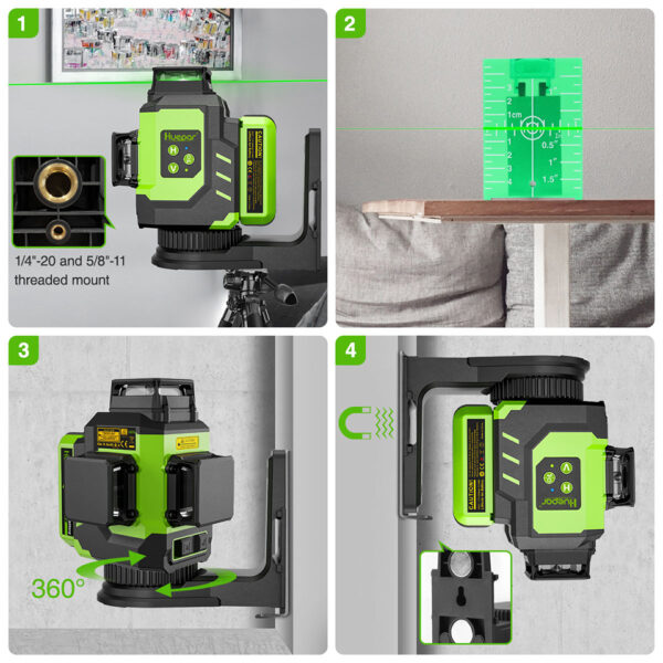 Nivelă Laser Huepar LS03CG - imagine 6