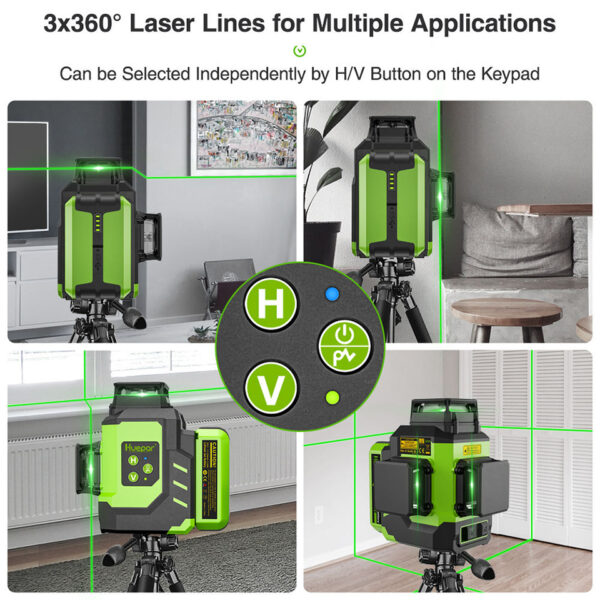 Nivelă Laser Huepar LS03CG - imagine 8