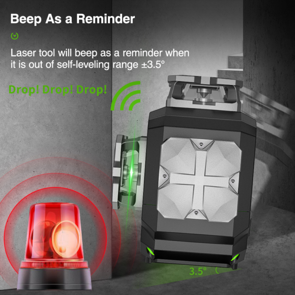 Nivelă Laser Huepar S03CG - imagine 10