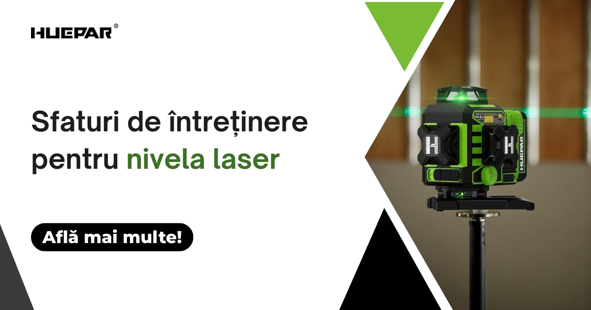 Sfaturi de întreținere pentru nivela laser