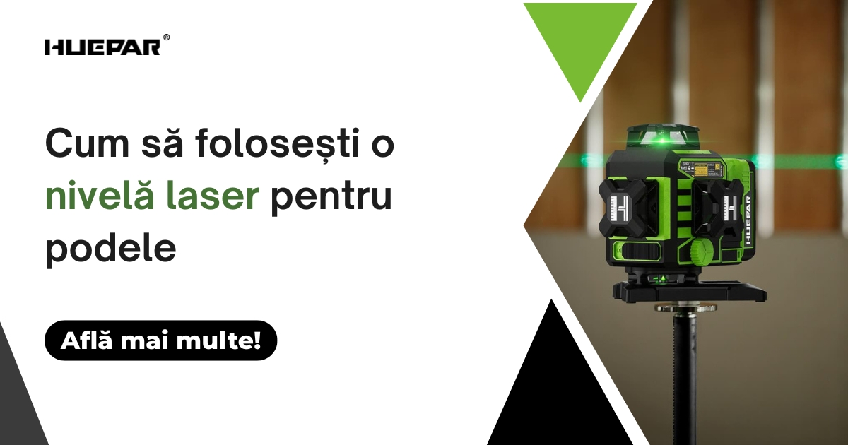 Cum să folosești o nivelă laser pentru podele