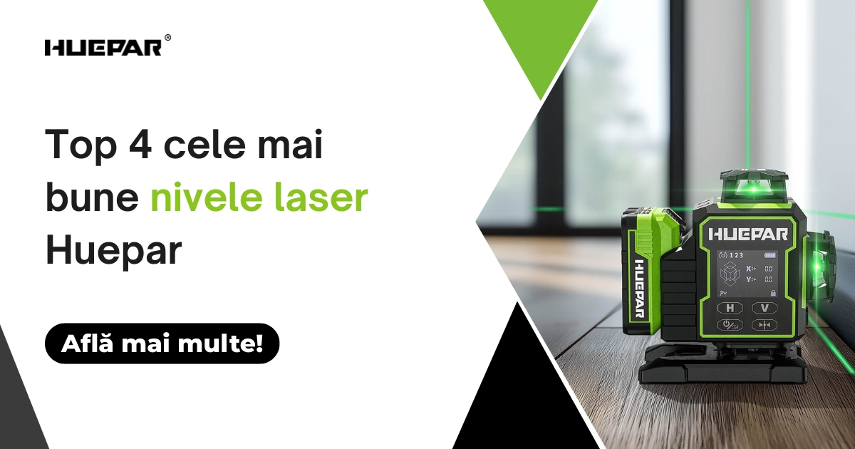 Top 4 cele mai bune nivele laser Huepar